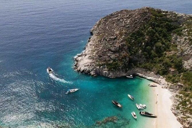 Anchor Bay (Gjiri i Spirancave) on the Albanian Riviera near Sarandë
